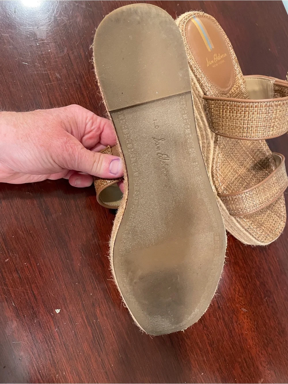Woven Espadrille Platform Slide Sandals - Tan—Sam Edelman